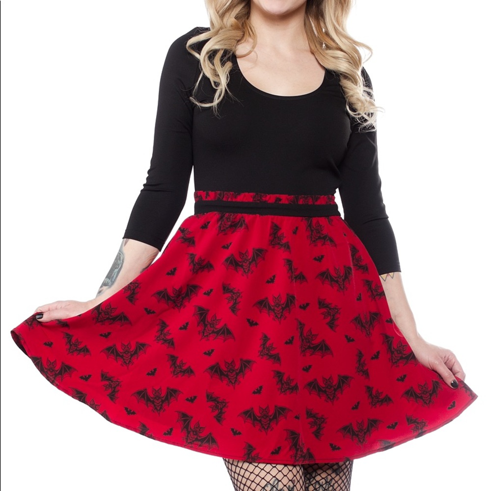 Sourpuss Bat Goth 3/4 Sleeve Dress XL Dolls Kill Torrid